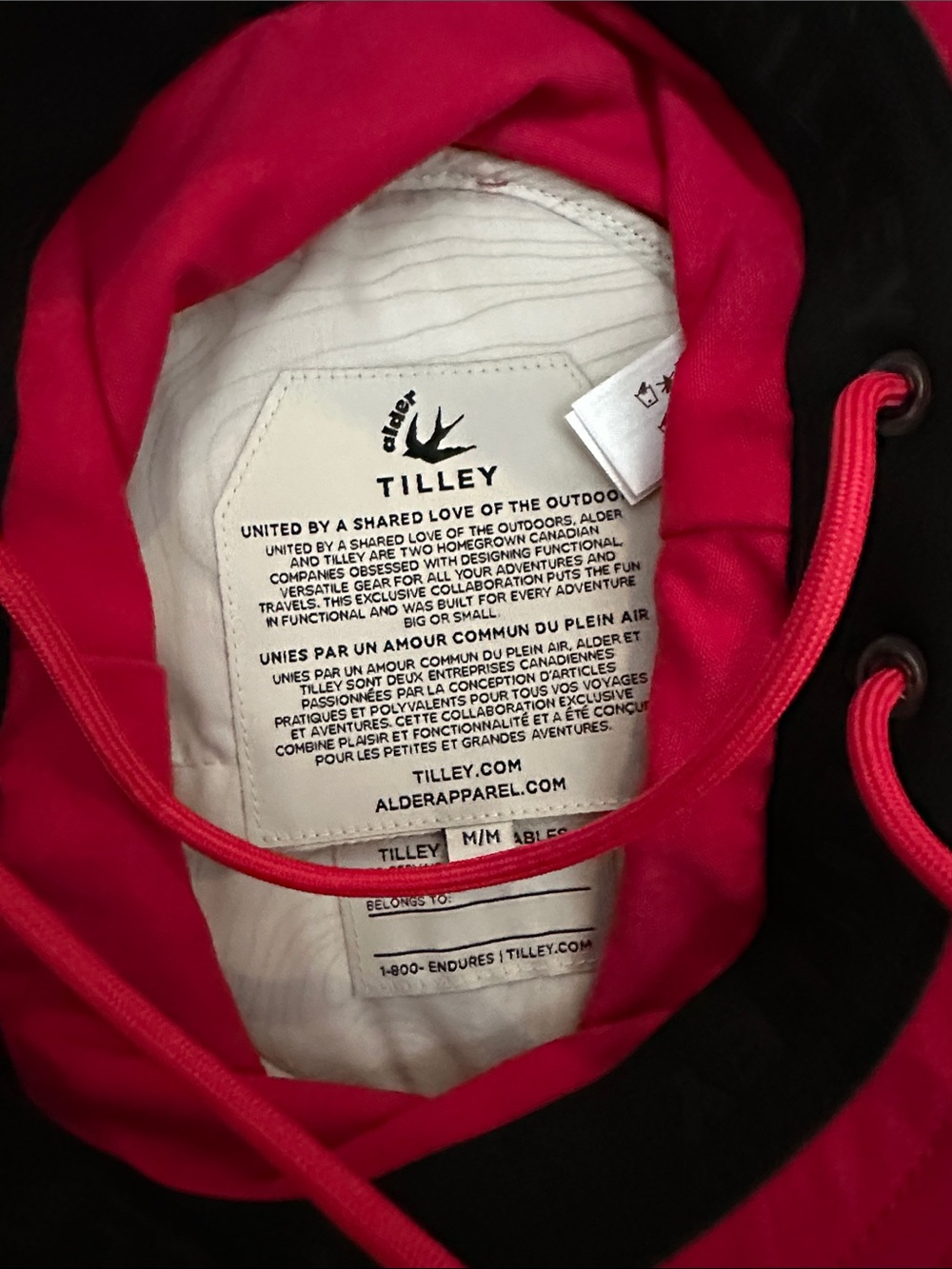 Tilley Women's Red Sun Hat - Lightweight UV Protection - Picture 4 of 4